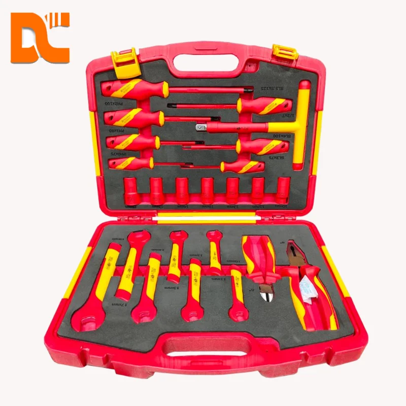 

VDE Insulated 24PCS 1000V High Voltage Electrical Protective Tool Set Special Multi-functional CR-V Household OEM