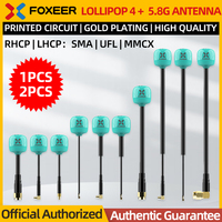 1PCS/2PCS Foxeer Lollipop 4 Plus 4+ FPV Antenna 5.8G 2.6Dbi Omni Mini Antenna RHCP LHCP SMA MMCX UFL For RC FPV Racing Drone