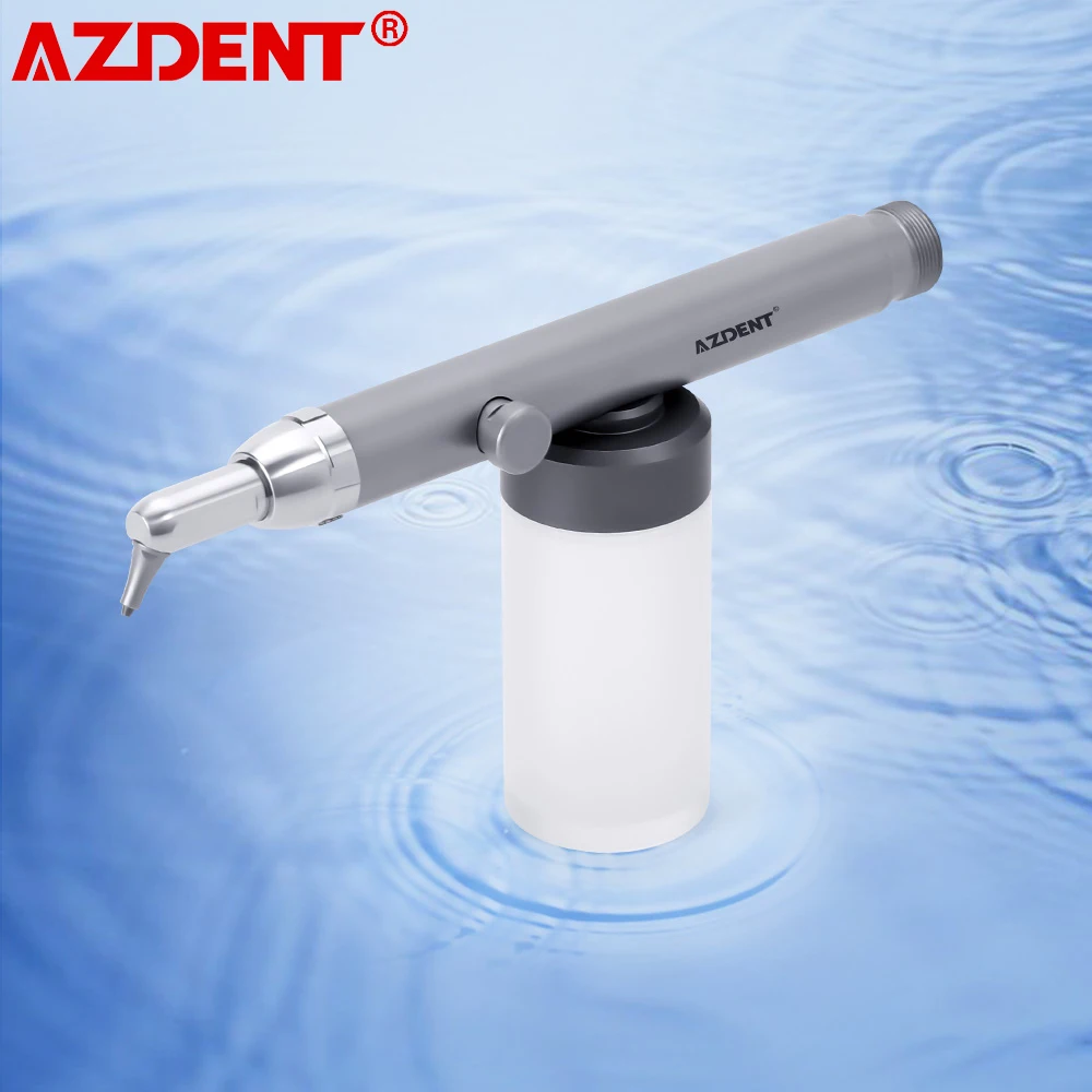 AZDENT Dental Aluminum Oxide Micro Blaster with Water Spray Microetcher Alumina Sandblasting Gun Air Polisher Dentist Equipment