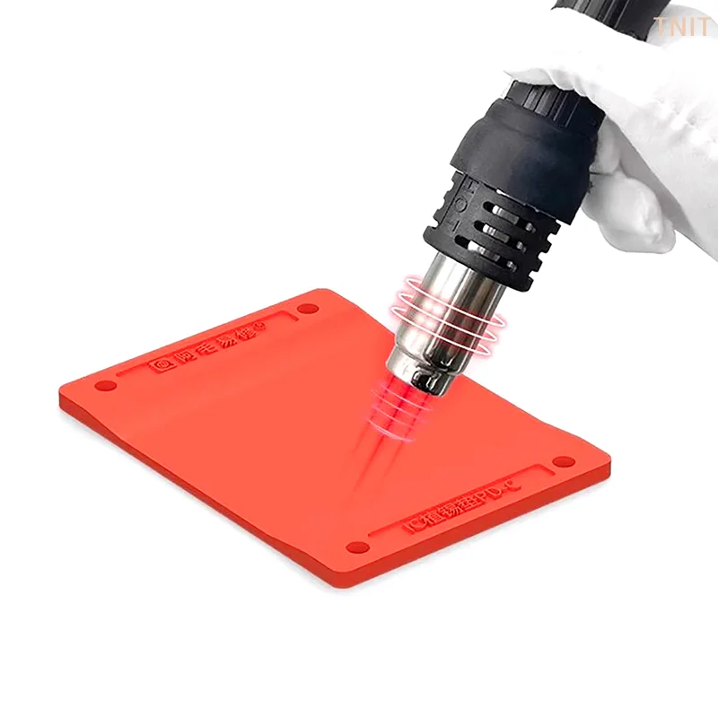 [J] PD-C Planting Tin Pad Reballing Platform Non-Slip Heat Resistance Magnetic Silicon Mat CPU IC BGA Stencils Rework Tools