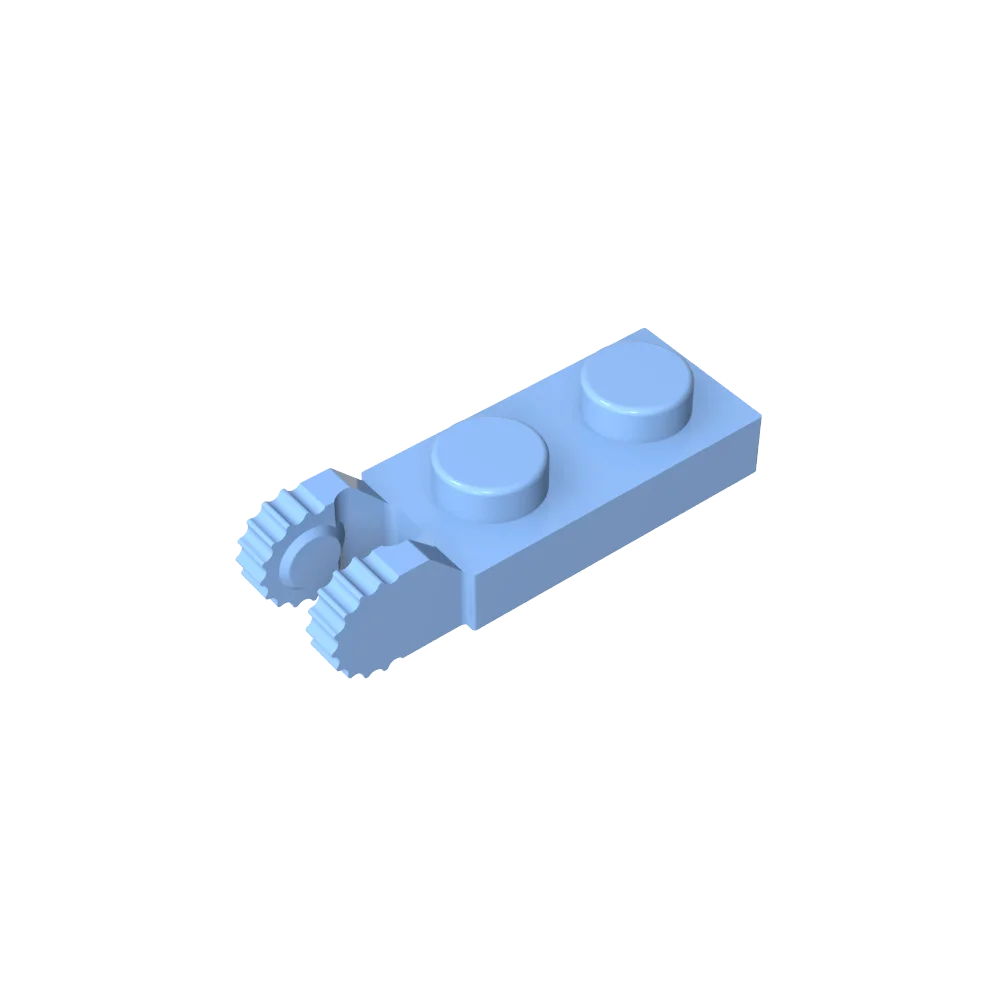 1x2 Single Side with Hinge Plate Plastic Parts Building Blocks DIY Stacking Blocks MOC 821 Compatible with LEGO 44302