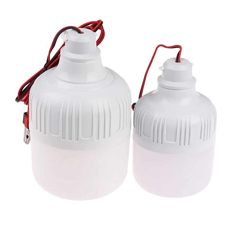 Ampoule LED portable d'urgence, lampe de camp extérieure, lumière blanche froide, tente de pêche de nuit, 12V, 3W, 5W, 7W, 9W, 12W, 20W, 30W