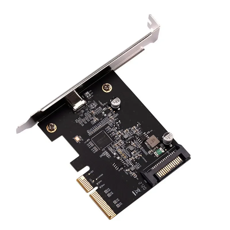 Desktop PCIe to TypeC USB3.2Gen2×2 20Gbps no-drive Expansion Adapter card ASM3242