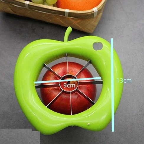 1pc Fruit Slicer Stainless Steel Apple Cutting Tools Outdoor Camping Slicer Vegetable Chopper Kitchen Gadgets And Accessories
