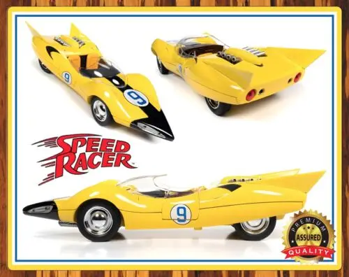 Speed Racer - Shooting Star Car - Rare - Metal Sign