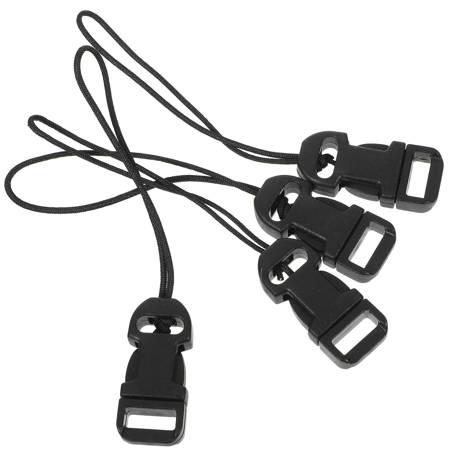 

2 Pairs SLR Strap Buckle Quick Release Camera Loop Plastic Buckles Accessory Clip for