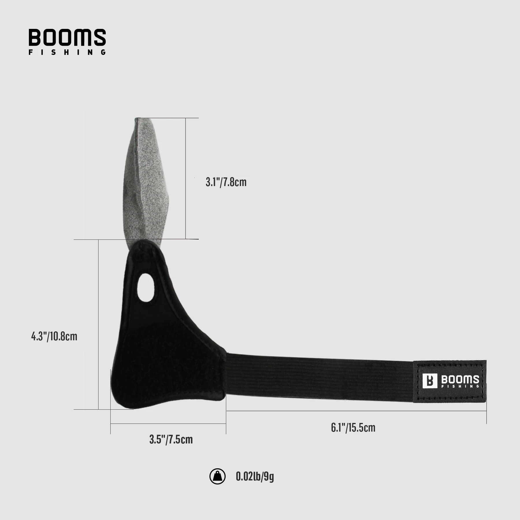 Booms Fishing FG1 Single Finger Protector Fliegenfischerhandschuhe rutschfest atmungsaktiv, Surf Casting Handschuh Angelwerkzeuge Zubehör – Detail 6