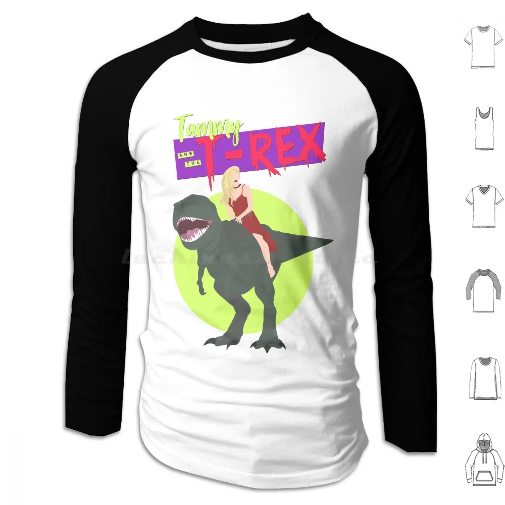 Tammy And The Teenage T-Rex Hoodie cotton Long Sleeve Tammy And The Trex Horror Movies Denise Richards Tammy And The Teenage