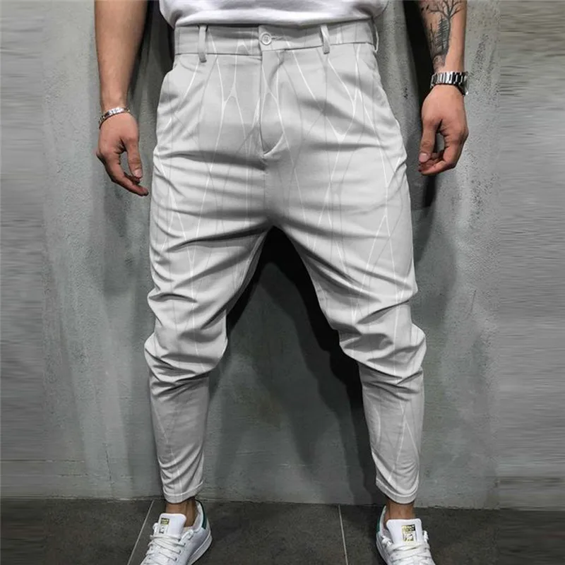 

Men's spring/summer long pants, suit pants, long style sports and leisure all in one, comfortable and breathable to wear