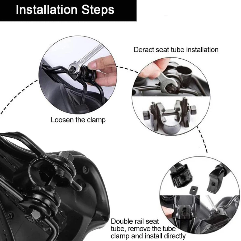 MTB Mountain Bike Seat Road Bicycle Saddle Comfortable Soft Cycling Cushion Exercise Bike Saddle for Men and Women Wholesale