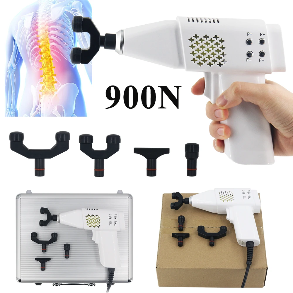 

Электрические инструменты для регулировки хиропрактики, 9 уровней, 900N, регулируемый терапевтический импульсный инструмент, массажный пистолет для коррекции шейки матки