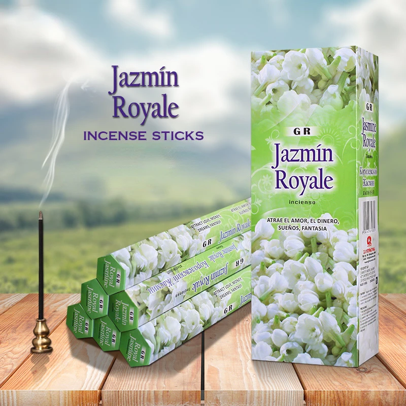 

Y Jasmine India Stick Incense 120 Sticks Tibetan Line Incense Household Bedroom Toilet Tea Room Lasting Aromatherapy Refreshing