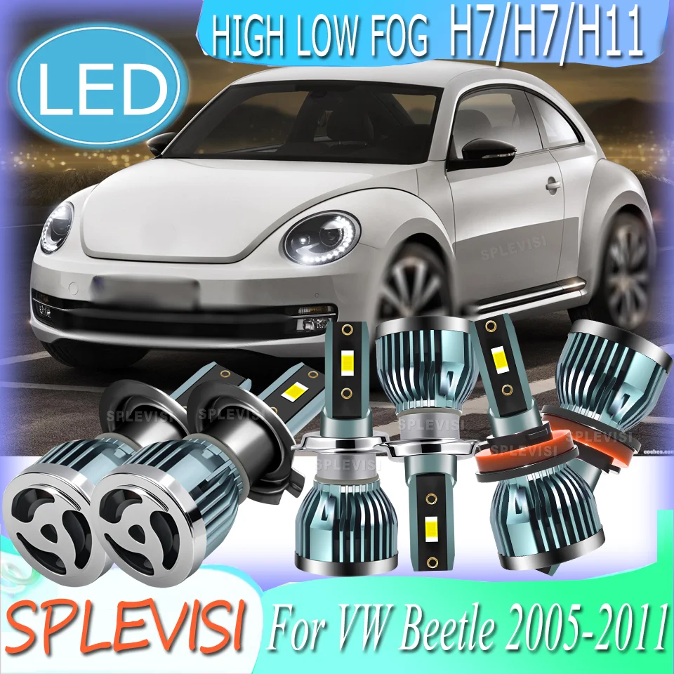 

Shockproof & Dustproof Enhanced Nighttime Visibility LED Headlight foglight For VW Beetle 2005 2006 2007 2008 2009 2010 2011