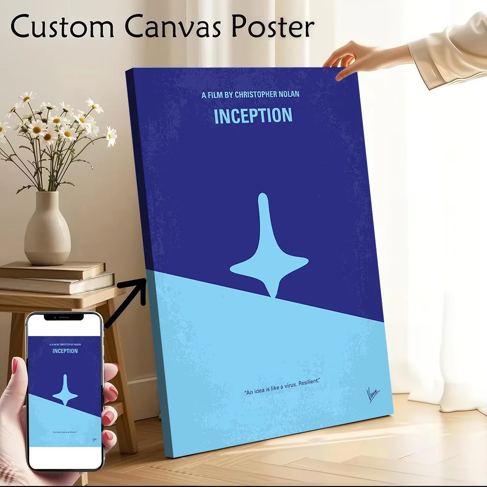 No240 Incepion Canvas Poster Customizable Printed Canvas Painting Wall Art for Fans Modern Home Decoration Ornaments Wand Deko