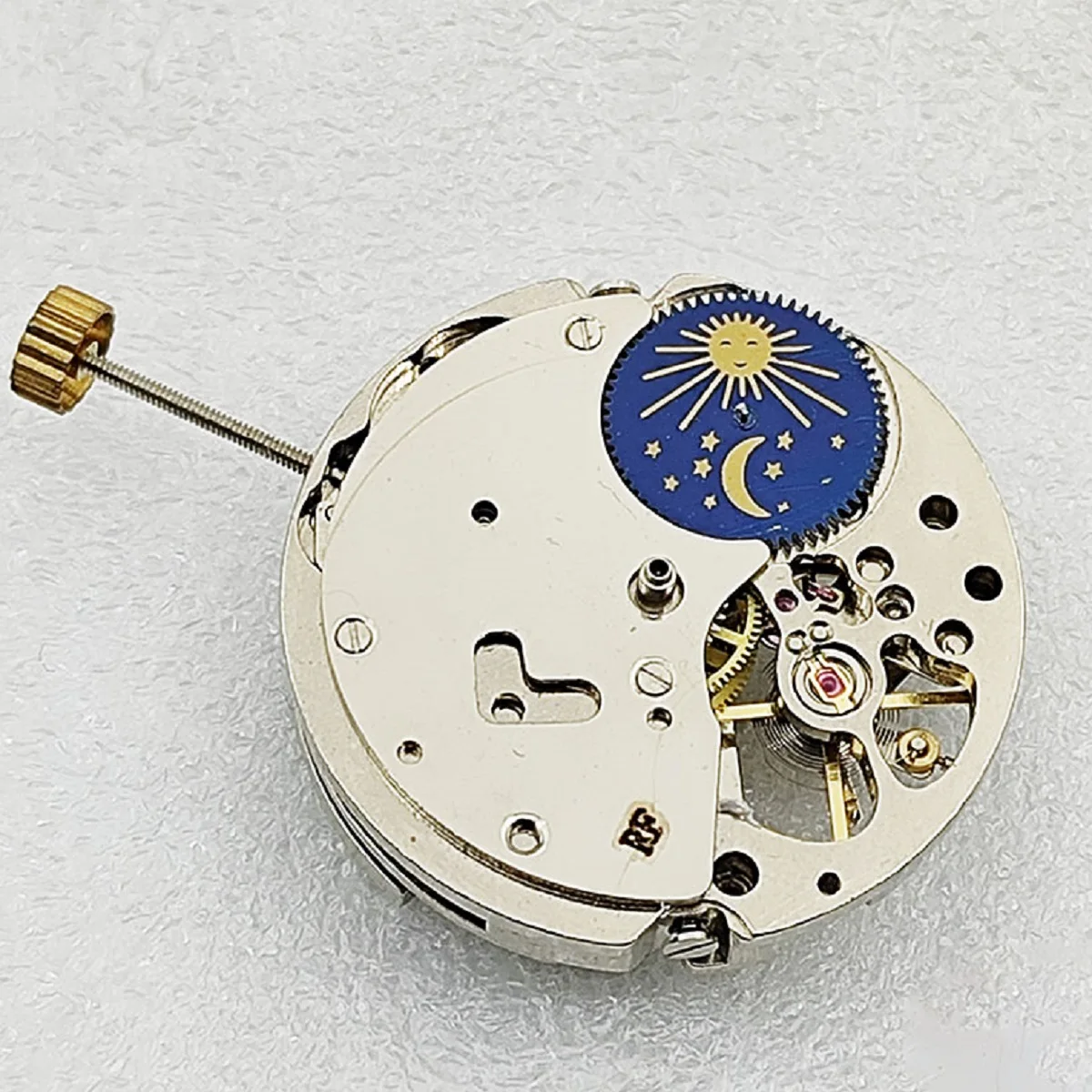 إكسسوارات الساعة، حركة ميكانيكية محلية، حركة داندونغ تونغ، 7120 خمس دبابيس 6 نقاط LB مرحلة القمر