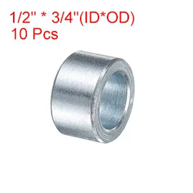 10Pcs Galvanized Steel Spacer Washers Q235 Carbon Steel Spacer Zinc-Plated Surface Washers Gasket Washers Round Hollow Gaskets