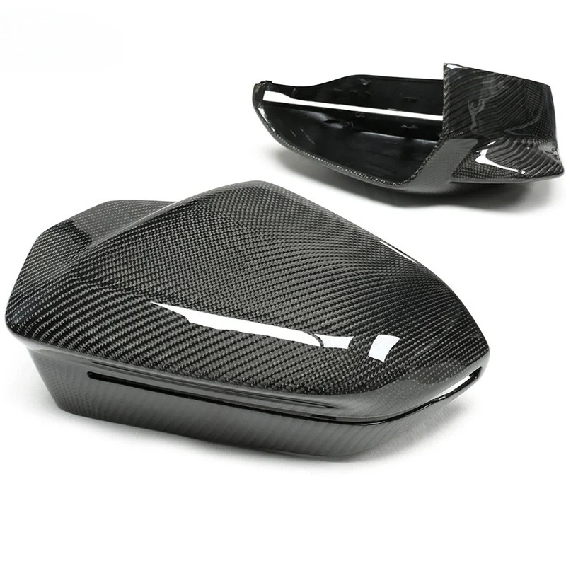 

Automotive Parts Suitable for BMW 5 Series 7 Series G60 G70 525i 735 Modified Carbon Fiber Horn Style Rearview Mirror Cover