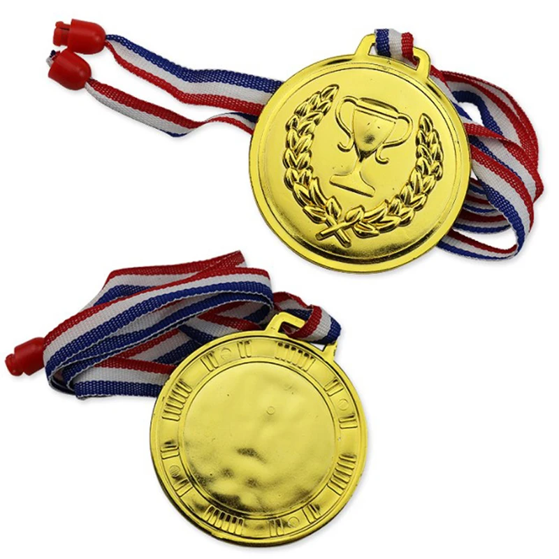 6cm plastic gold trophy cup Kids sports game medal Outdoor toys Kids reward toys gifts winner reward