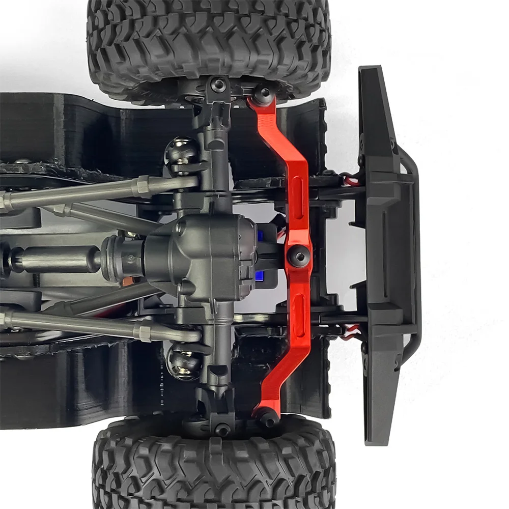 AXSPEED Liga de Alumínio Grande Ângulo/Padrão Haste de ligação de direção para TRX-4M 1/18 RC Crawler Car Upgrade Parts Acessórios