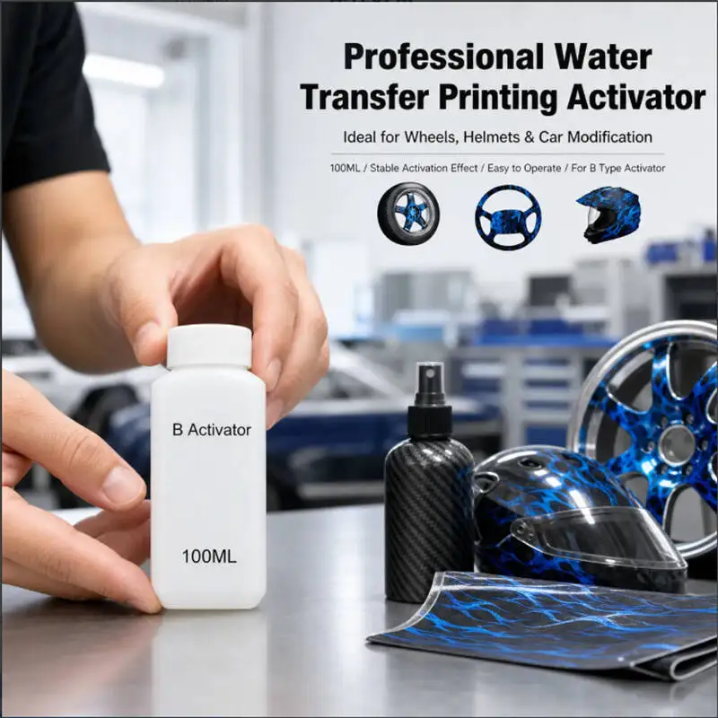 100ml activatorA+B Hydrographic Activator Transfer Printing Film Water Decorative Material for DIY Crafts And Art Projects