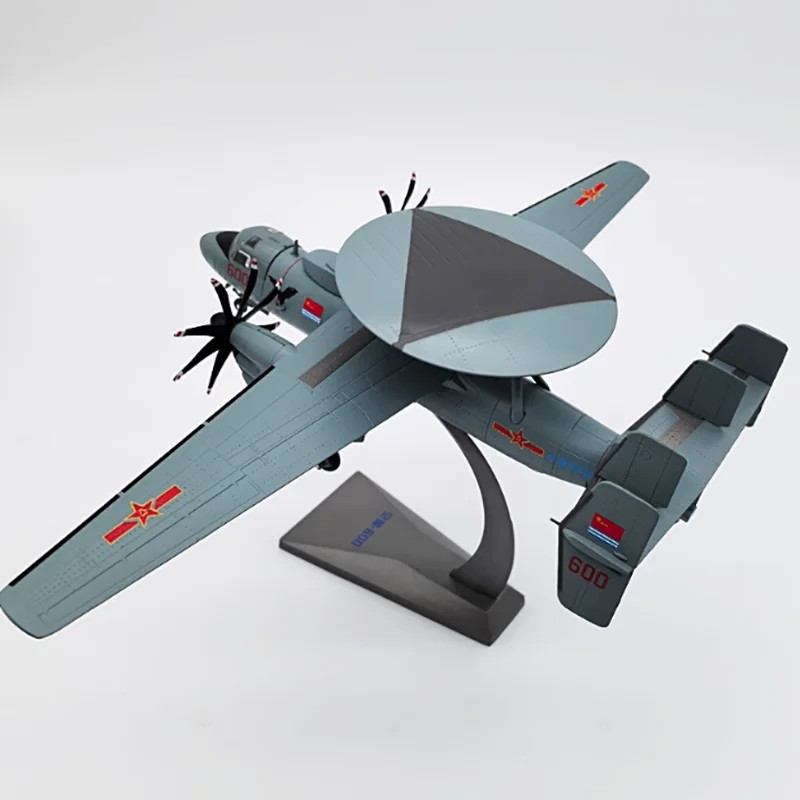 1:72 Scale Air Police 600 Early Warning Aircraft Model Alloy Simulation KJ-600 Carrier Aircraft Collection Commemorative Gift