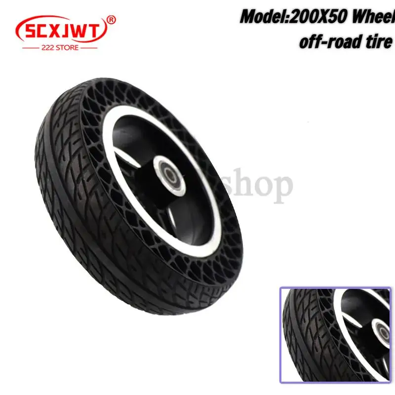 

200x50 tires, 8-inch mesh tires, wheel rims, electric scooter for Ninebot ES1 ES2 wheel accessories