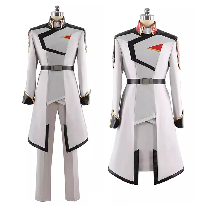 Mobile Suit Kira Yamato Murrue Ramius Gundam Seed Freedom Cosplay Costume White Military Uniform Suit Halloween Carnival Clothes