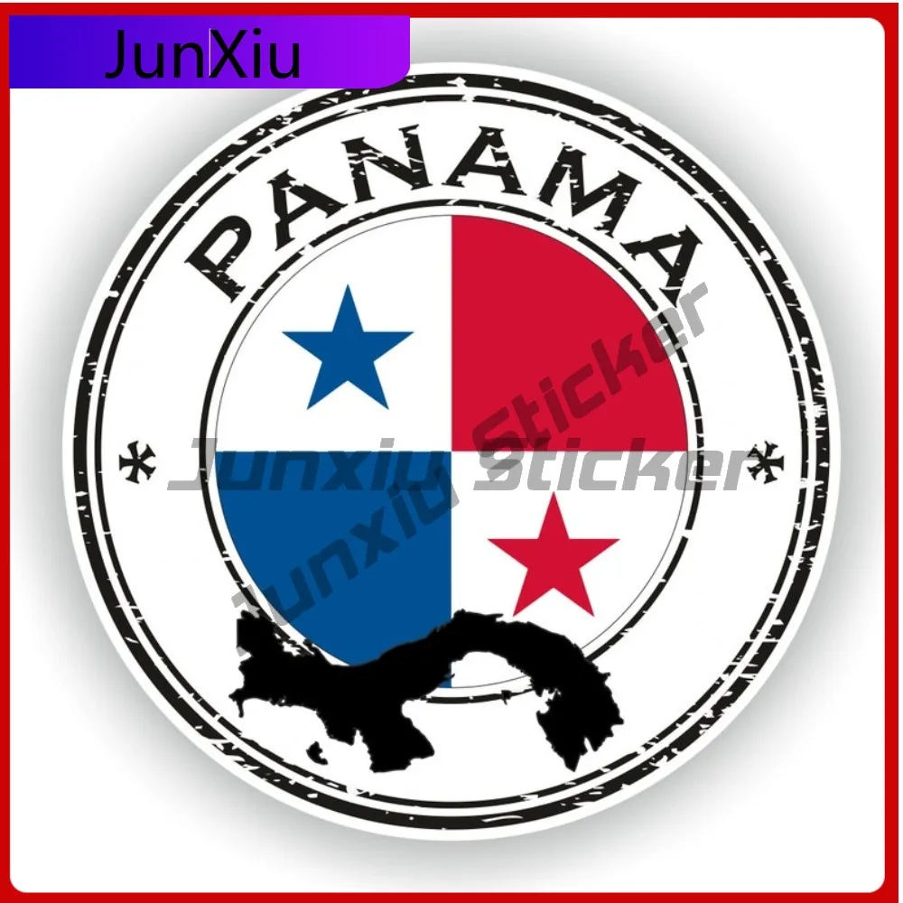 

With National Emblem Detail Panama Seal Round Flag Stylish Exterior Vehicle Accent Perfect For Outdoor Vehicle Surfaces
