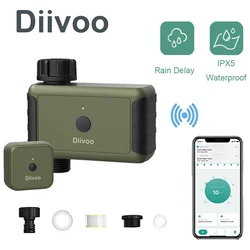 Diivoo WiFi Gateway jardín riego controlador de riego sincronización riego automático Smartphone temporizador remoto