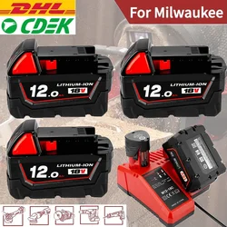 For Milwaukee M18 Battery 18V 6.0Ah 9.0Ah Replacement Lithium Battery for Milwaukee M18 48-11-1815 48-11-1850 2604-22 Battery