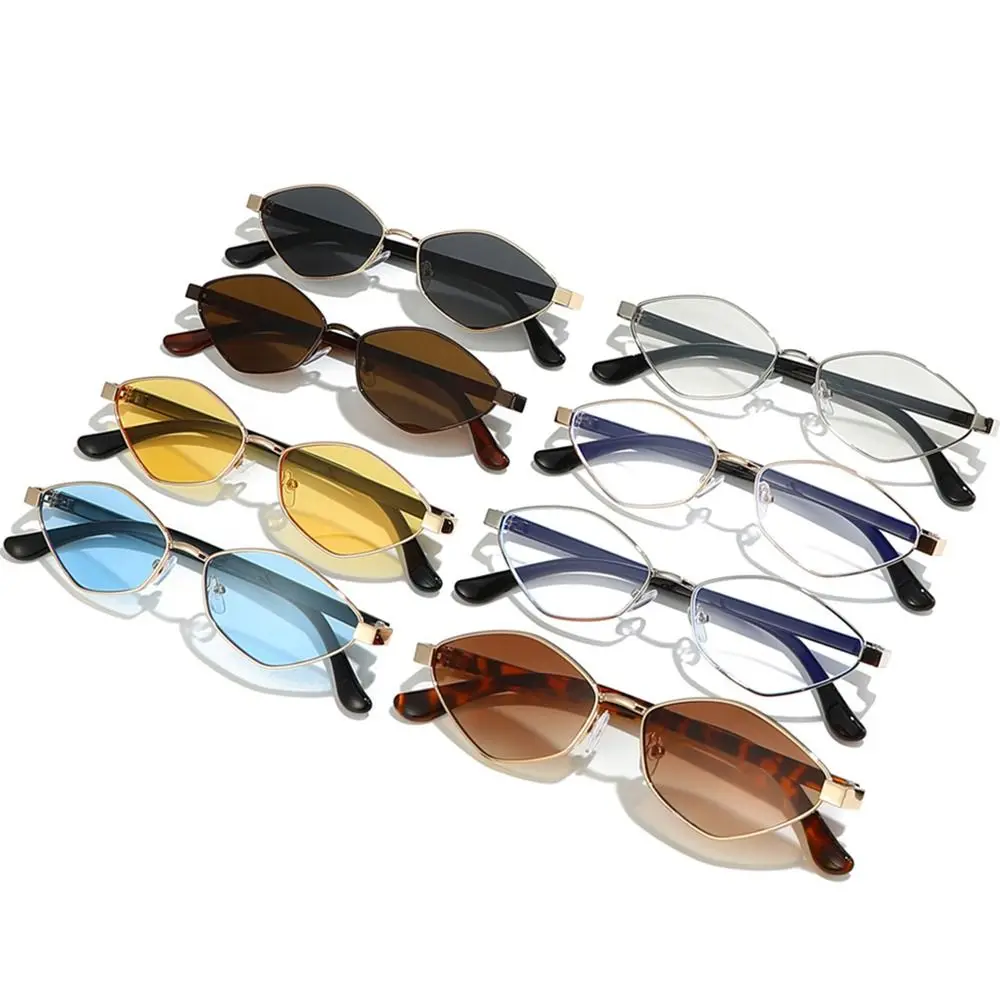 

Designer New Hexagon Sun Glasses Small Frame Retro Sun Shades Glasses Luxury Travel UV400 Eyeglasses Summer
