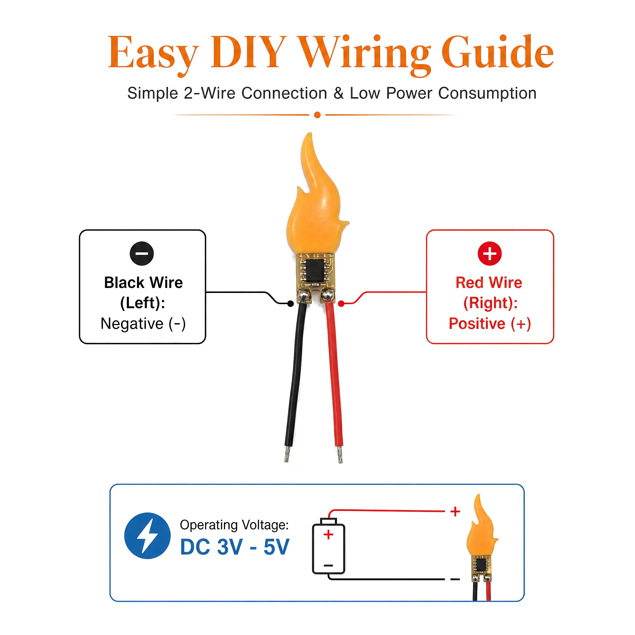 LED Candle Lights DC 3v 5v High Quality COB LEDs Flame Lights 2200K Birthday Party Decoration Light Bulbs Diode Accessories DIY