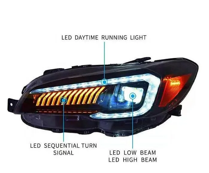 

FULL Led Light for Subaru WRX 2015-2019 LED Projector Head Light,LED Dynamic Indicator Yz V1