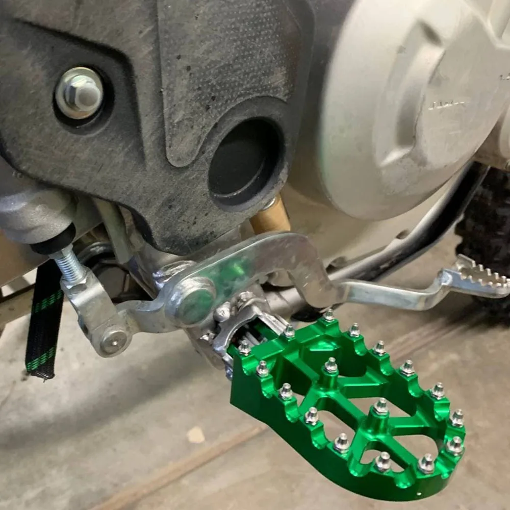Für Kawasaki KLX150L KLX150BF KLX150 KLX 150 L BF KLX 150L 150BF Motocross-Zubehör Fußrasten Fußstützen Pedale – Detail 4