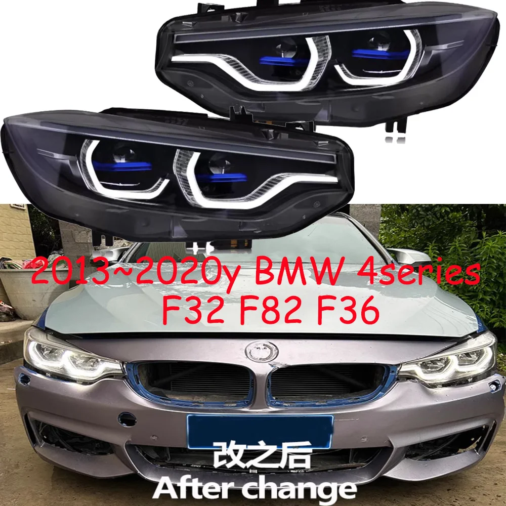 

car bumper headlamp for BMW F32 F82 F36 headlight 2013~2020y ALL IN LED DRL car for BMW F32 daytime running light head light