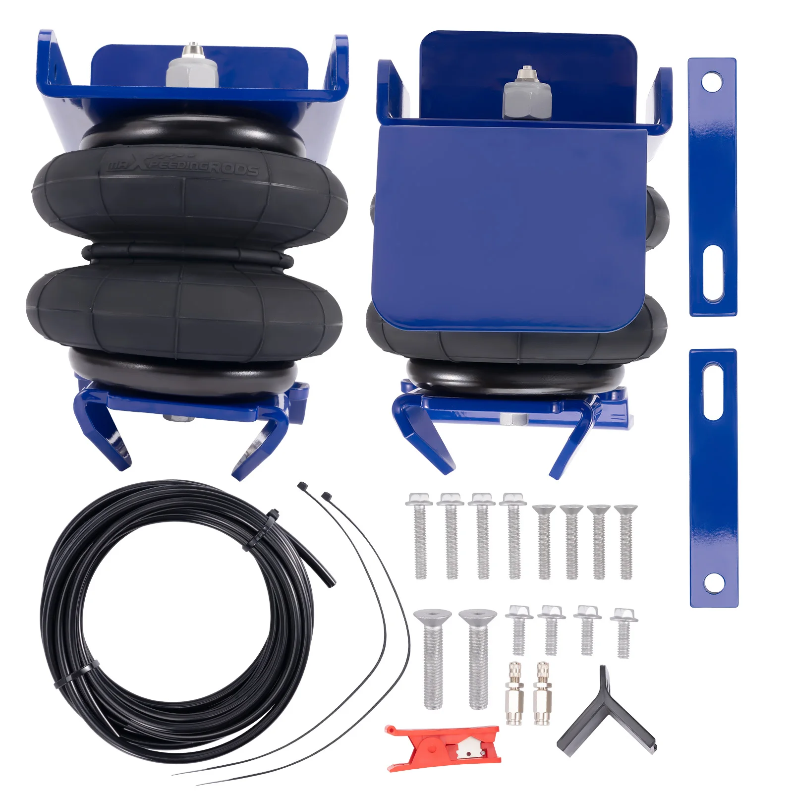 Air Helper Spring Bag Kit For Chevrolet Silverado 1500 High Country 4WD 19-24 Air Helper Spring Kit