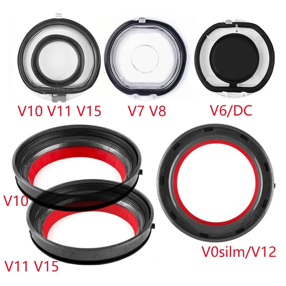 

Bottom Lid for Dyson V7 V8 V11 V10 V12 V15 Vacuum Cleaner-Top Fixed Sealing Ring of Dust Bin Replacement Dust Collection Parts