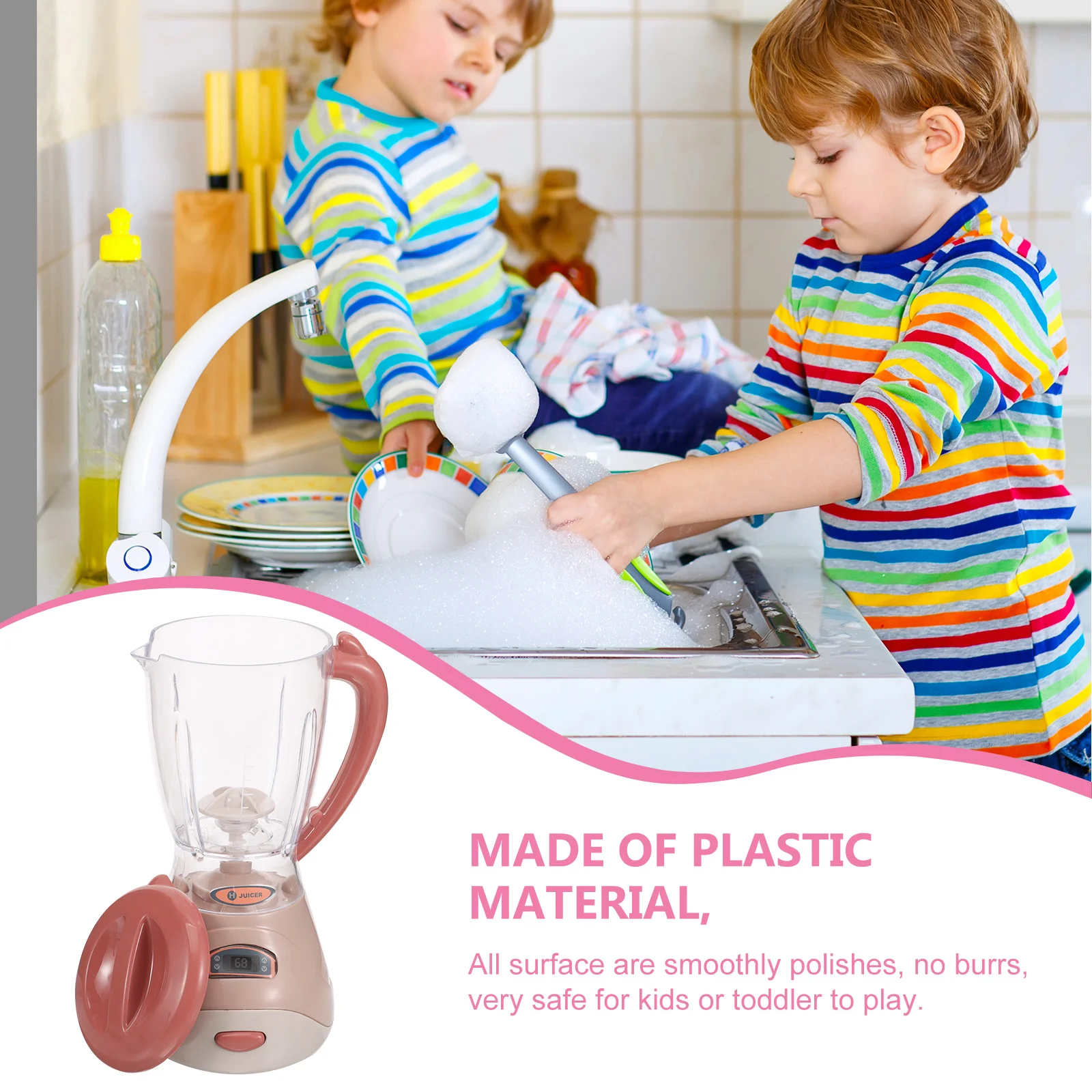 Children's Simulated Electric Juice Machine Toy Play Kitchen Accessories Plastic Simulation Childrens Toys