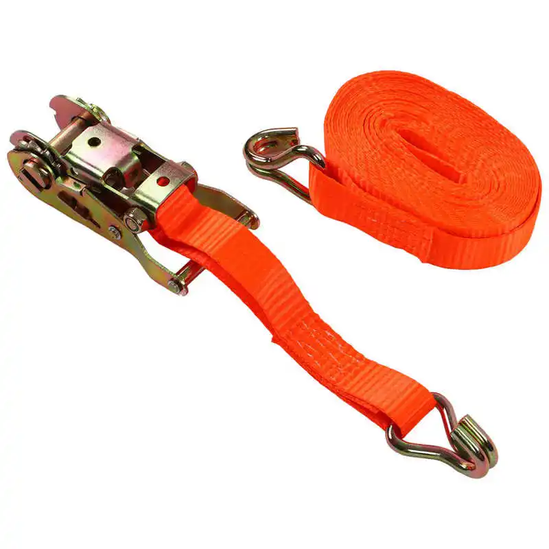 25mmx6m Ratchet Tie Down Strap Lashing Strap 3307lb Capacity Securing Straps for Trailer Truck Car accessories