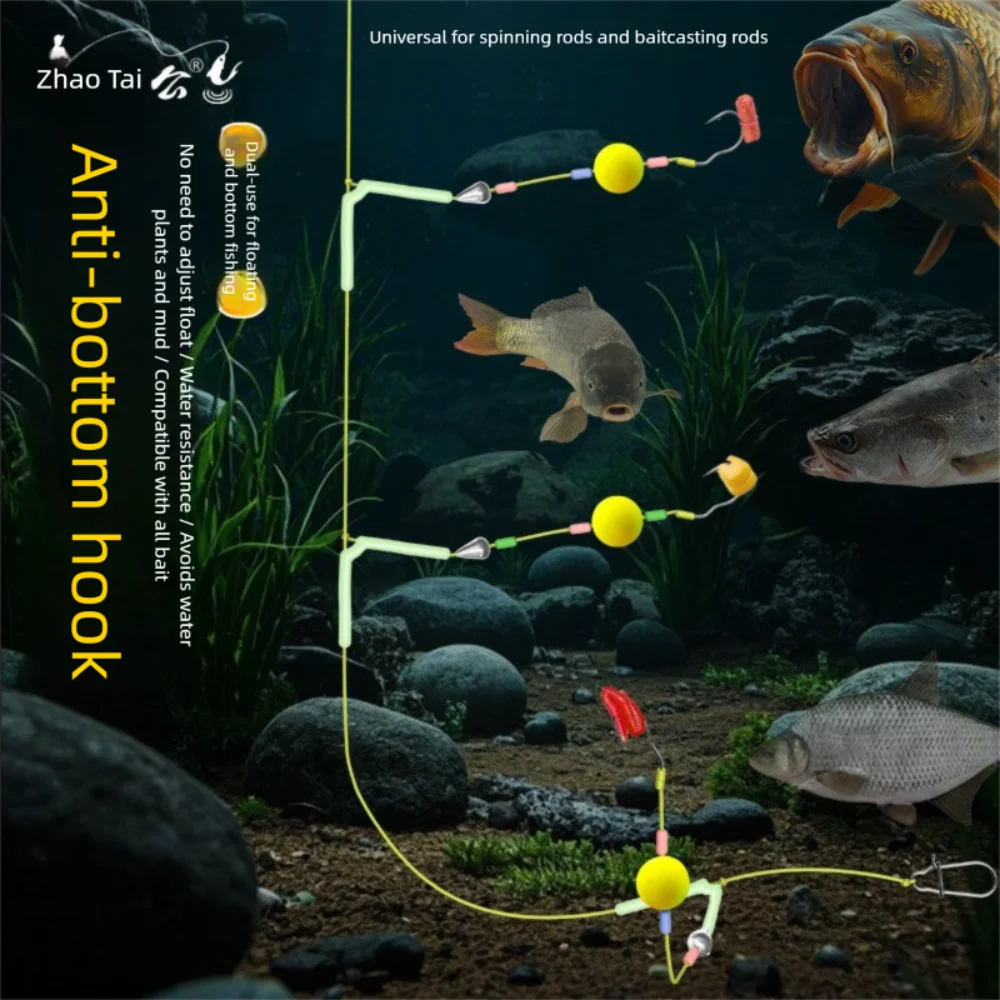 

Трех крючков, рыболовные снасти для волос, крючок, автоматическая переворачивающаяся подвеска, рыболовный крючок для ловли карпа, оборудование, готовые оснастки для карпа, рыболовная приманка