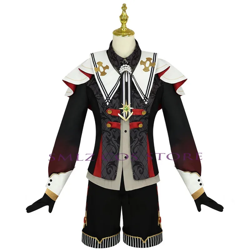 

2025 11 Game Ensemble Stars Cosplay Angels Costume New Knight Suou Tsukasa Fallen Angel Cos Uniform Hat Wig