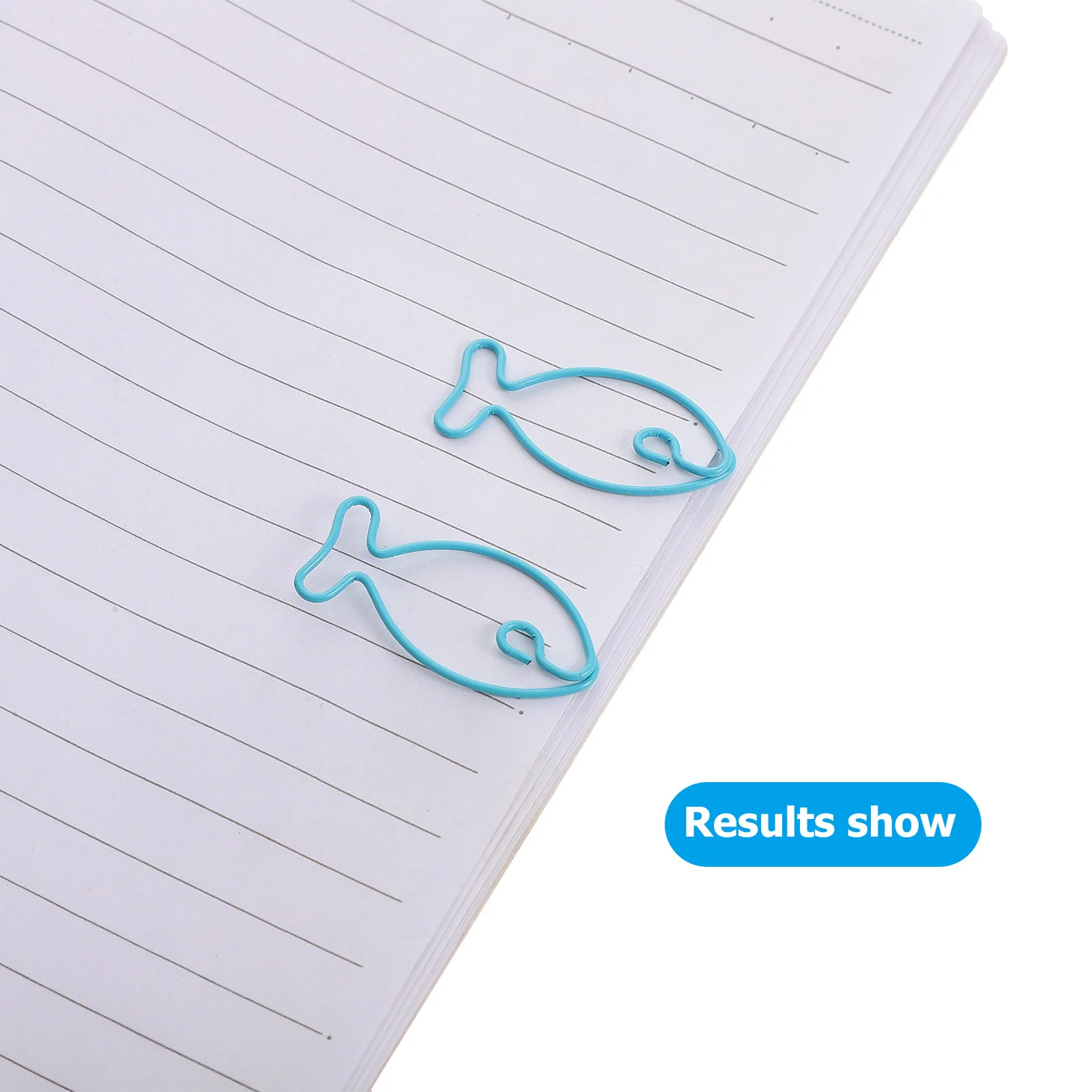 30Pcs Creative Fish Paper Clips Metal Clips for Office School Home Organizing Documents Decorative Animal Paperclips