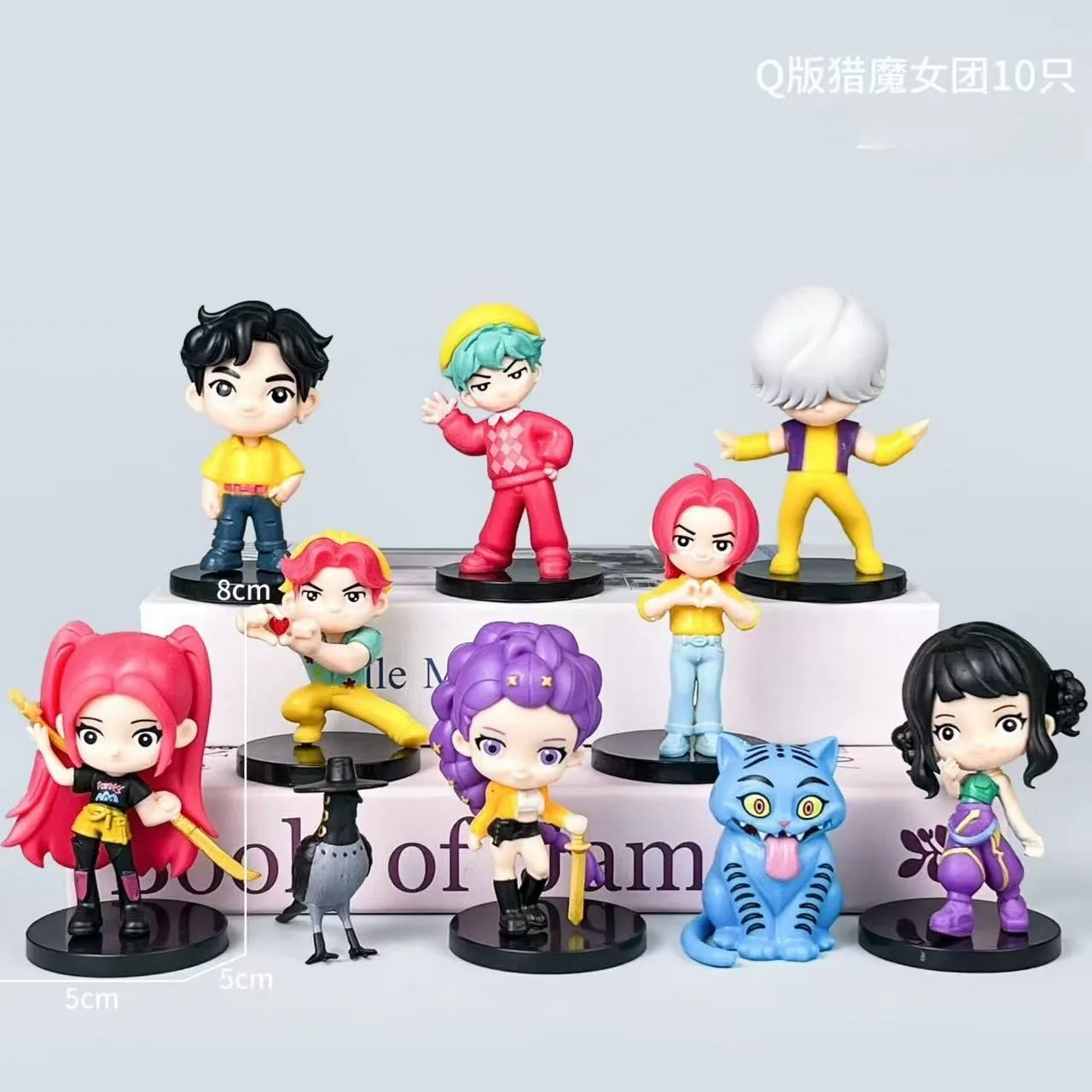 2025 Hot Anime KPop Devil Hunter Doll Vinyl Toy Rumi Mira Zoi Character Vinyl Mask Blind Box Ornament Toy Christmas Gift