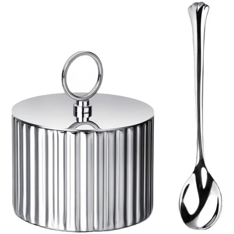 

Seasoning tank light luxury seasoning box high value salt tank restaurant storage kitchen assistant seasoning bottle