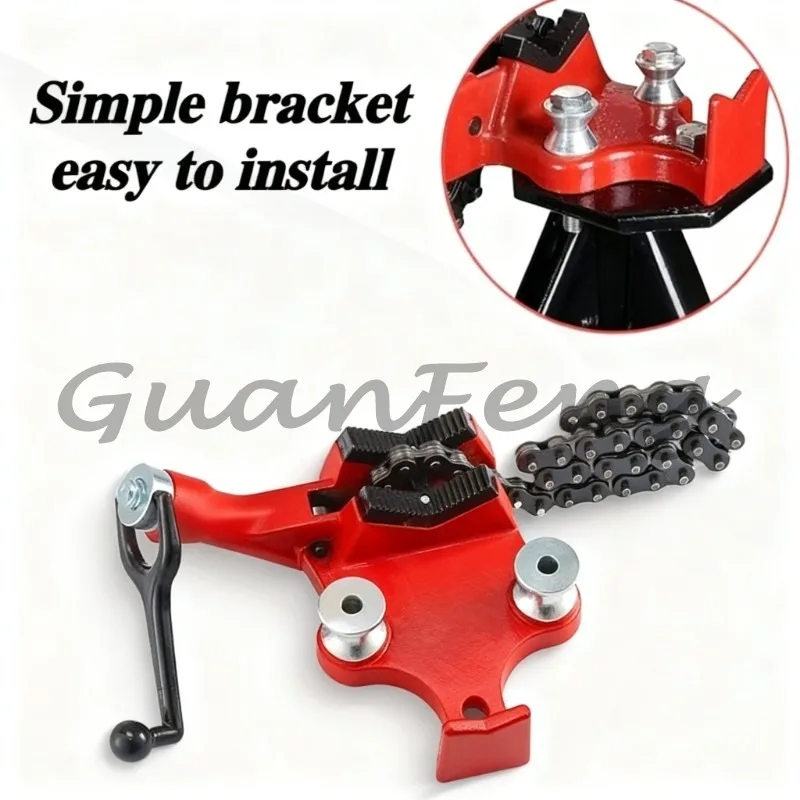 High hardness anti-rust ergonomic pipe clamp, multi-functional pipe splicing hand tool
