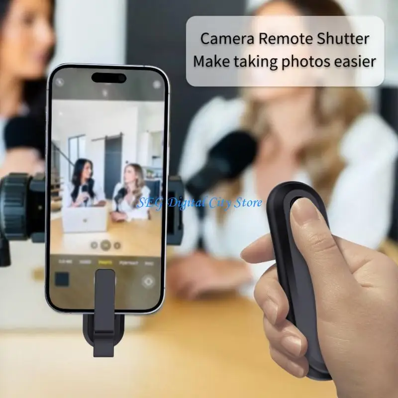 

U75B Remote Control Page Turner with Charging Box Phone Video Recording Remote Clickers Reader Controller