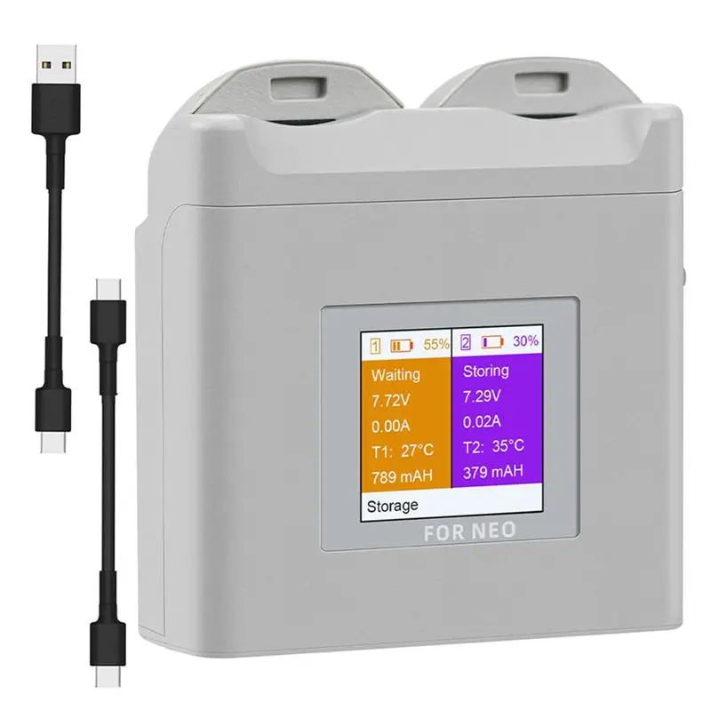 AA08-For DJI NEO Two-Way Digital Display Charging Hub Power Bank Accessories Intelligent Battery Butler