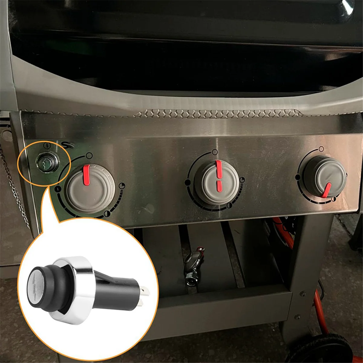 New 66220 Igniter Button Switch for Weber GS4 Genesis II & Weber Spirit 2 Grill Ignitor Replacement Parts