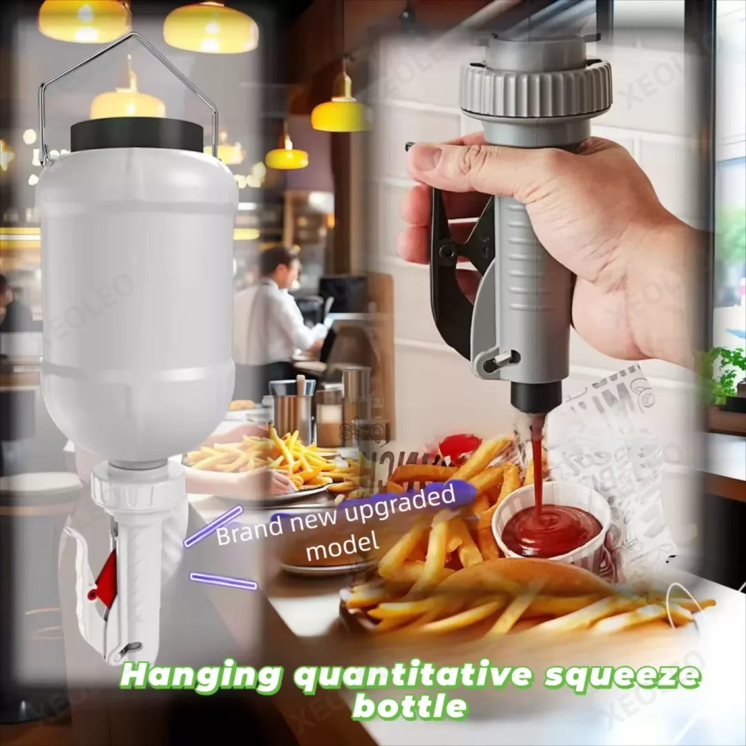 Quantitative Control Sauce Dispenser Nozzles Replacement Accessories For 3L/5.5L Food Sauce Dispenser