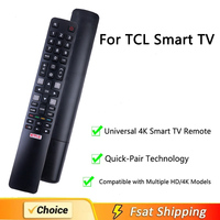 Universal Replacement FOR TCL TV Remote Control RC802N For TCL Smart TV Remote Control 4K LCD LED TV with NETFLIX Button